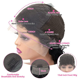 Tobasew pre-plucked baby hair wig for natural-looking hairline instantly