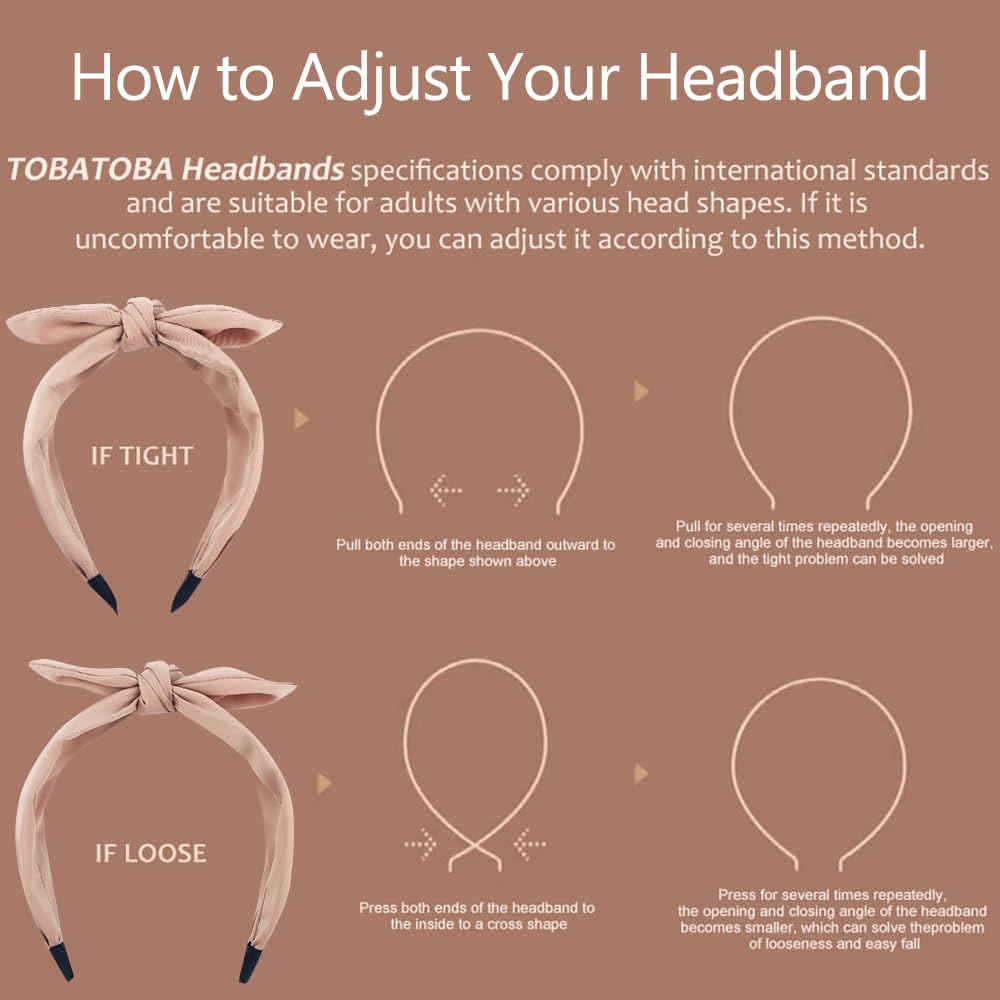 TOBATOBA bow headbands elevate everyday or special occasion looks