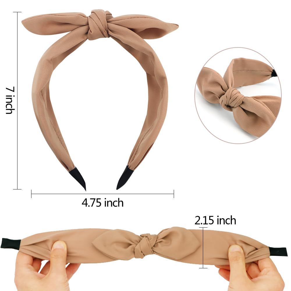 TOBATOBA colorful bow headbands offer playful styling for casual days.
