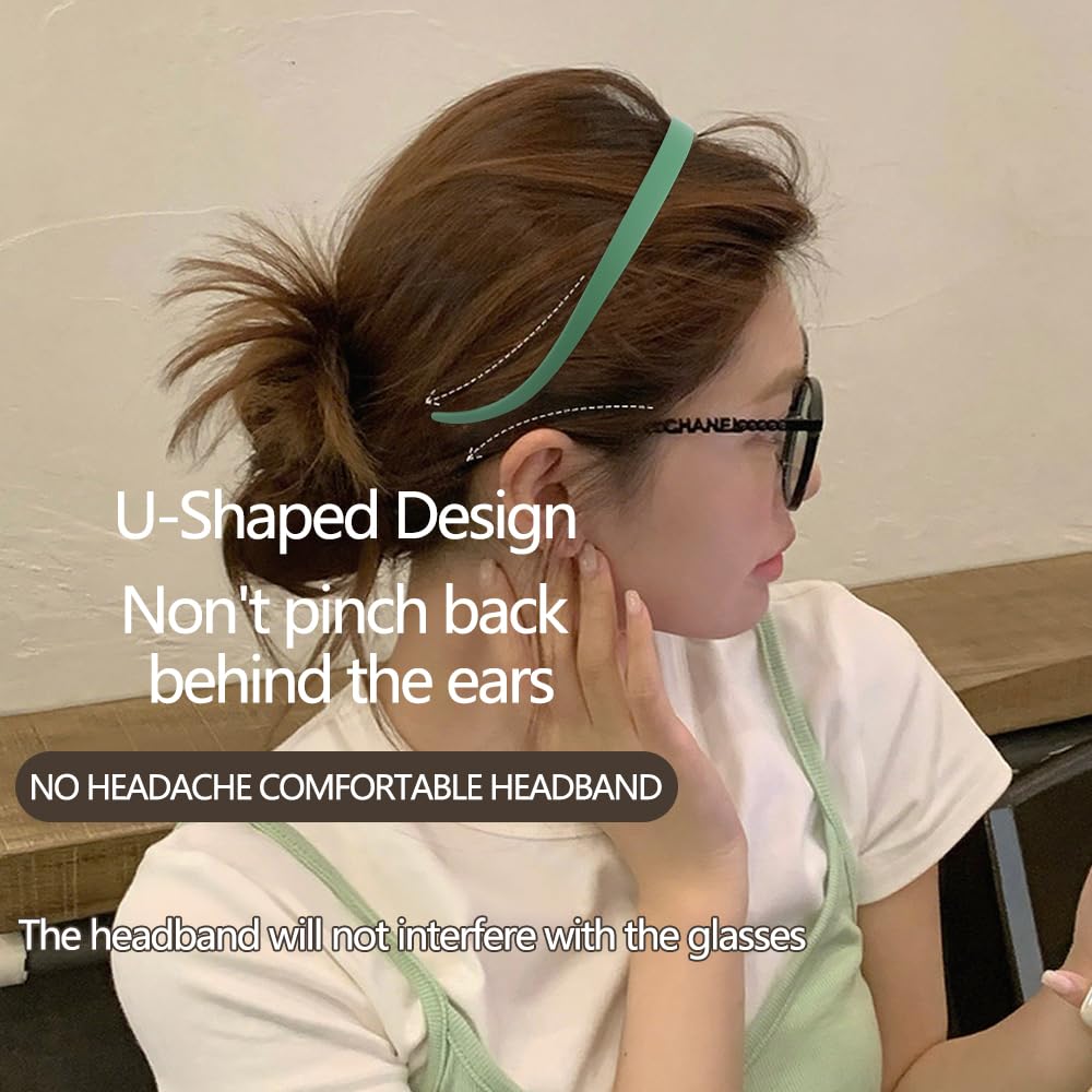 TOBATOBA headbands use durable matte plastic that stays lightweight and scalp-friendly.