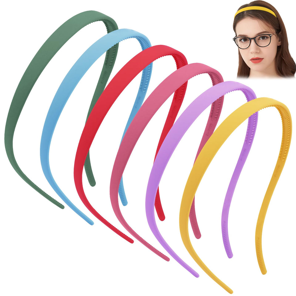 TOBATOBA headbands for glasses wearers, no-slip grip for comfortable all-day wear.
