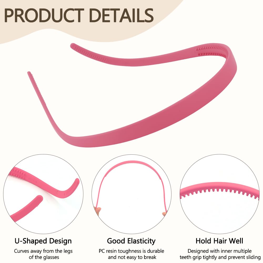 TOBATOBA headbands suit women and girls with flexible sizing for most head shapes.