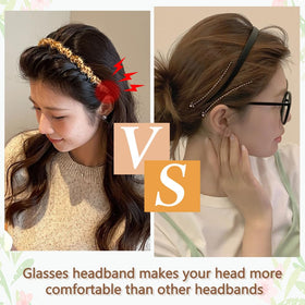 TOBATOBA lightweight polycarbonate headband for all-day wear