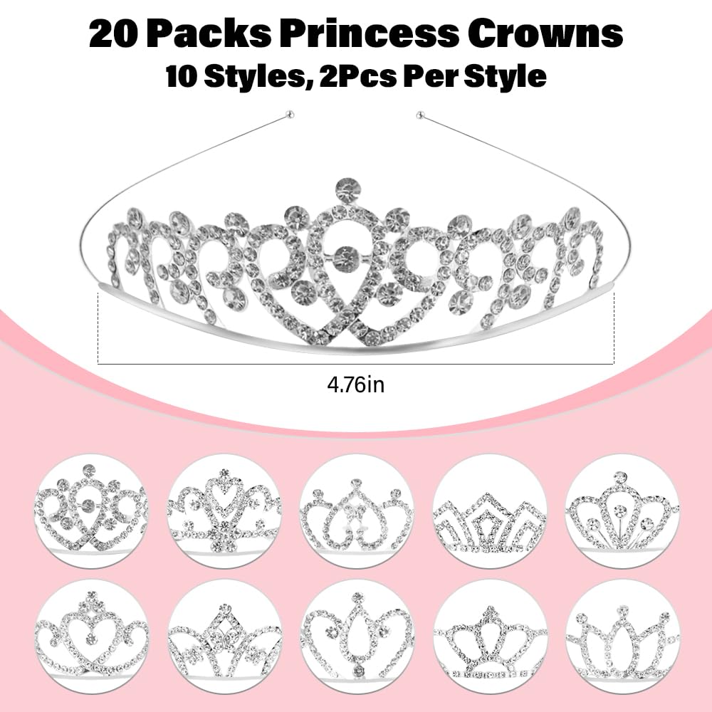 TOBATOBA tiaras for birthdays with sparkling crowns for celebrations