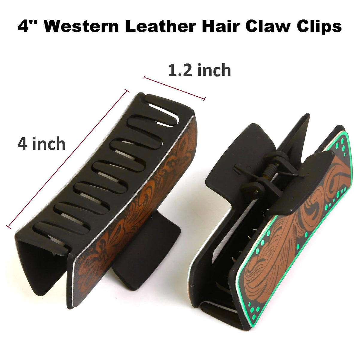 Tobeffect cowgirl design hair clip adds Western charm to everyday styles