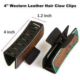 Tobeffect cowgirl design hair clip adds Western charm to everyday styles