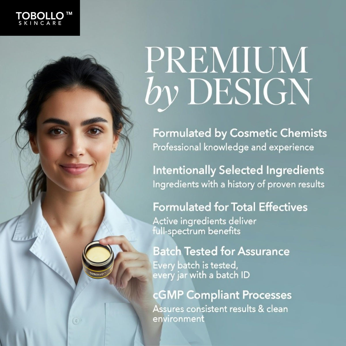 Tobollo travel-friendly 2 oz jar for on-the-go skincare