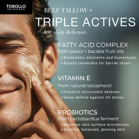 Tobollo unscented formula bottle emphasizes fragrance-free skin comfort