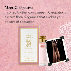 Tocca Cleopatra gift box ready image shows thoughtful, ready-to-gift presentation.