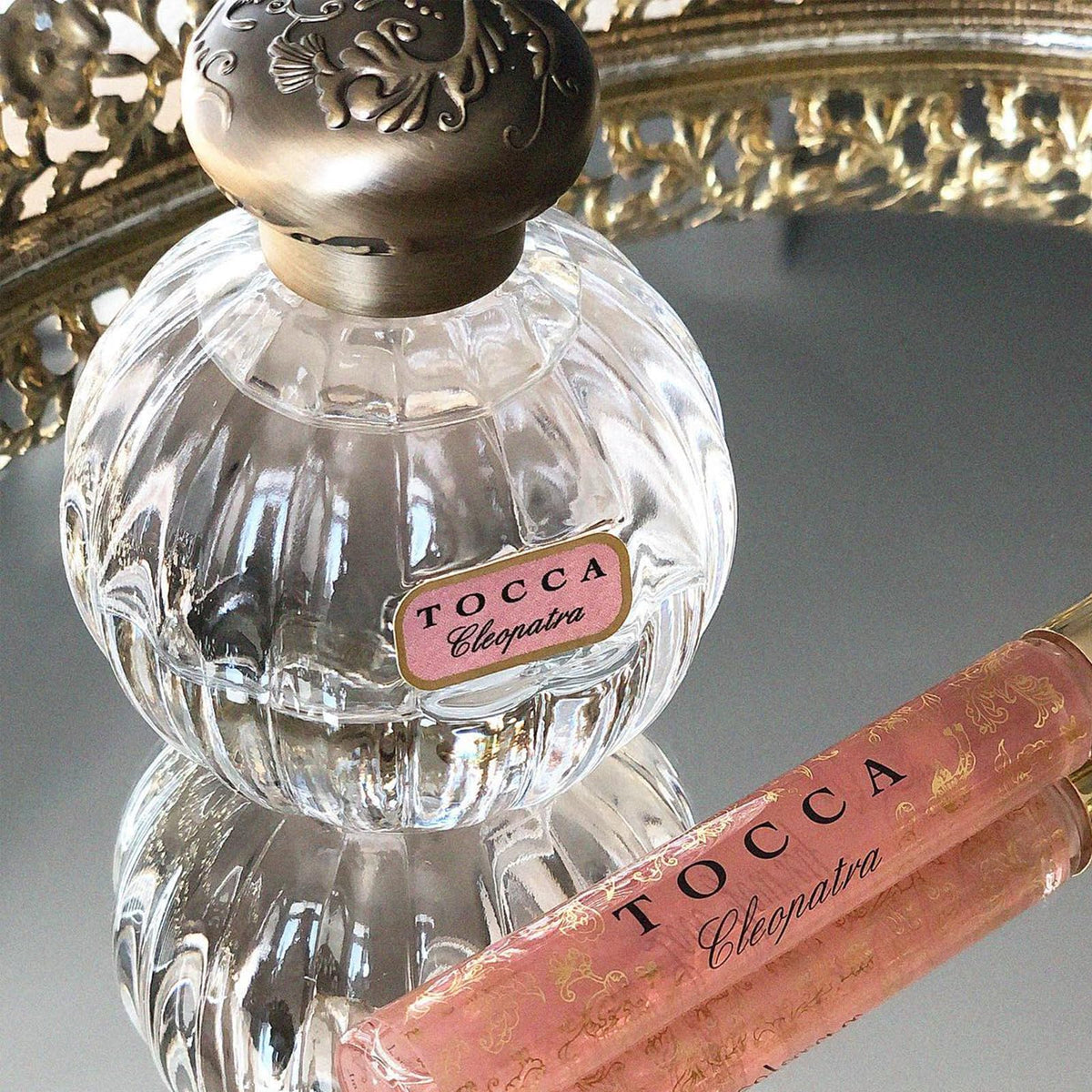 TOCCA Cleopatra vanilla musk base adds warmth and depth.