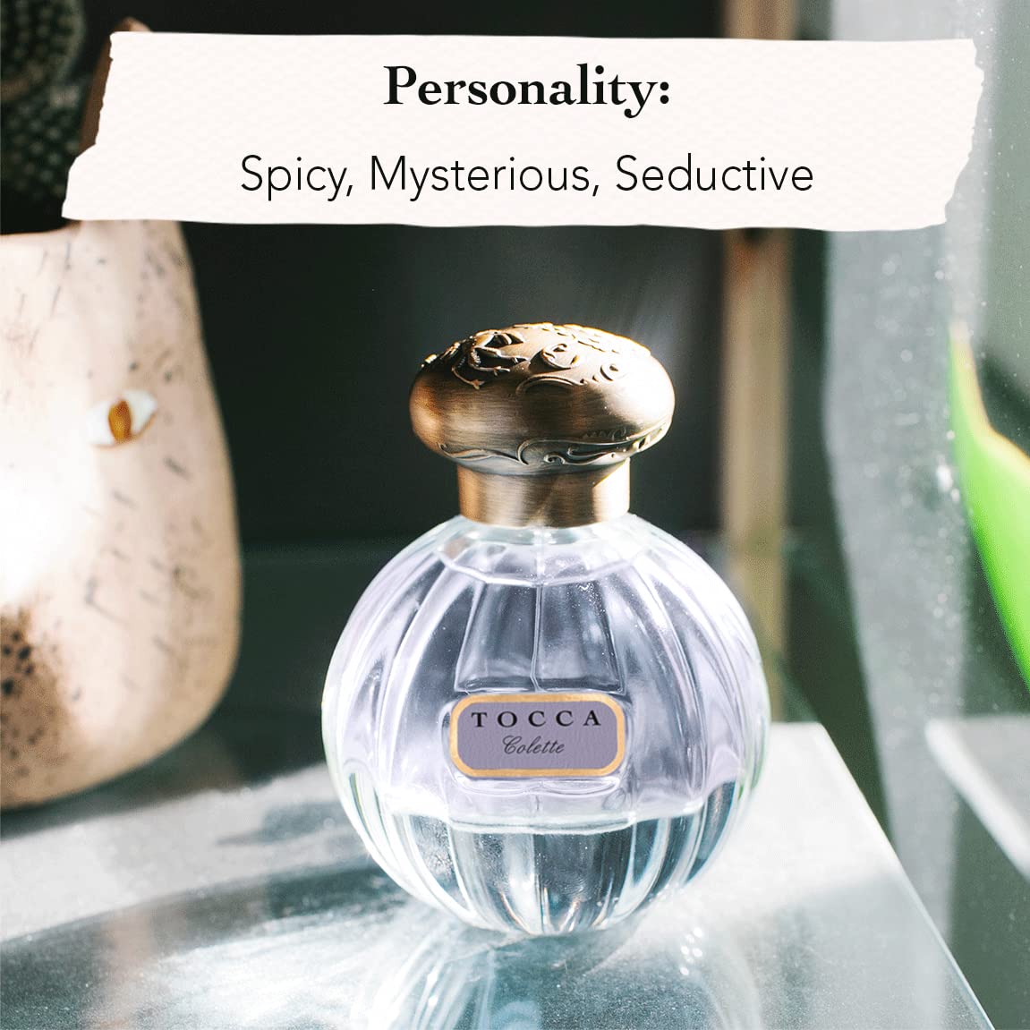 Tocca Colette bottle silhouette with a 1920s-inspired cut-glass design