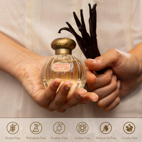 Tocca Laila packaging design reflecting luxurious European charm