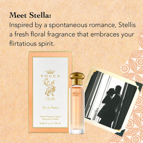 TOCCA Stella bottle 1920s cut-glass design adds a timeless gift-ready touch