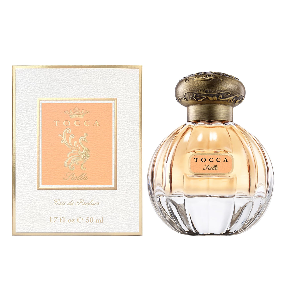 Tocca Stella bottle closeup shows refined craftsmanship for gifting