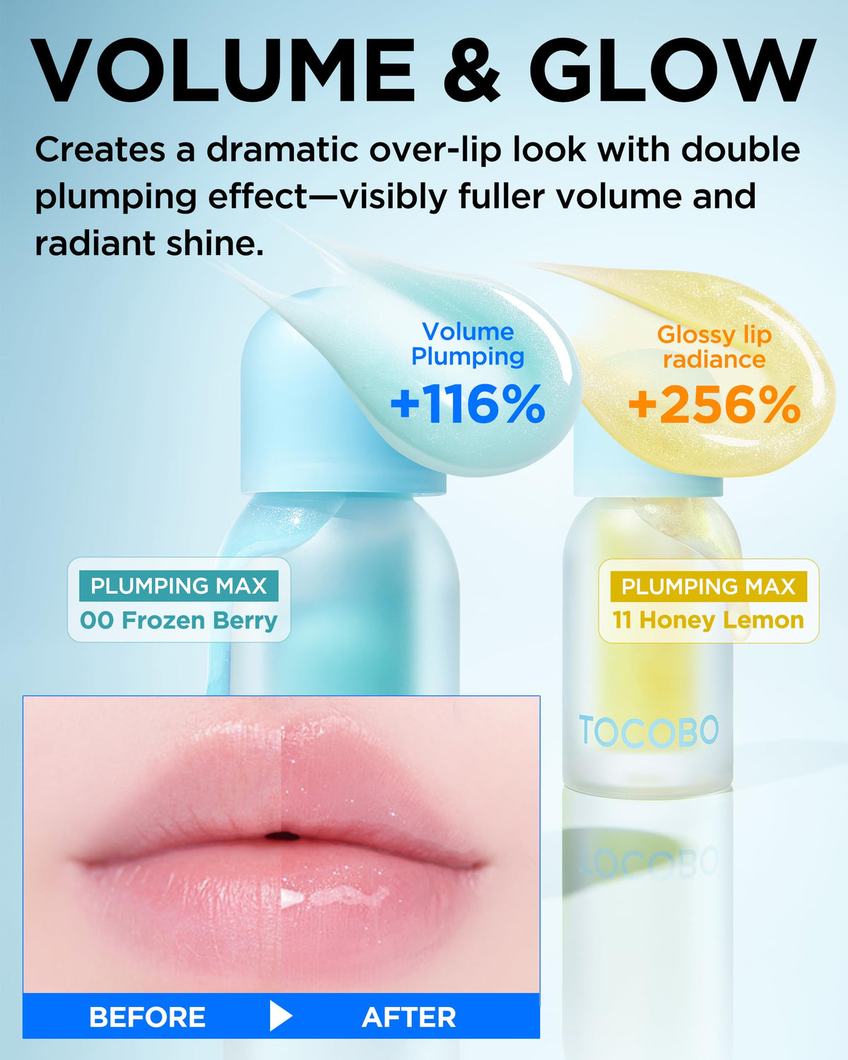 TOCOBO Juicy Berry Lip Oil warming tingling sensation for plump look