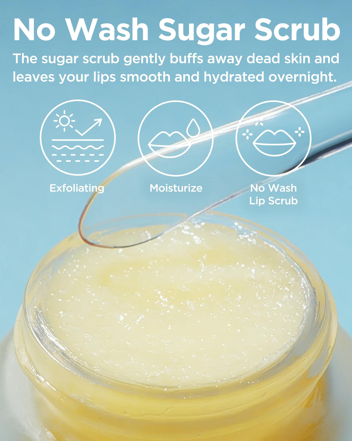 TOCOBO lemon and olive oils nourish lips after exfoliation
