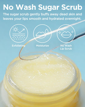 TOCOBO lemon and olive oils nourish lips after exfoliation
