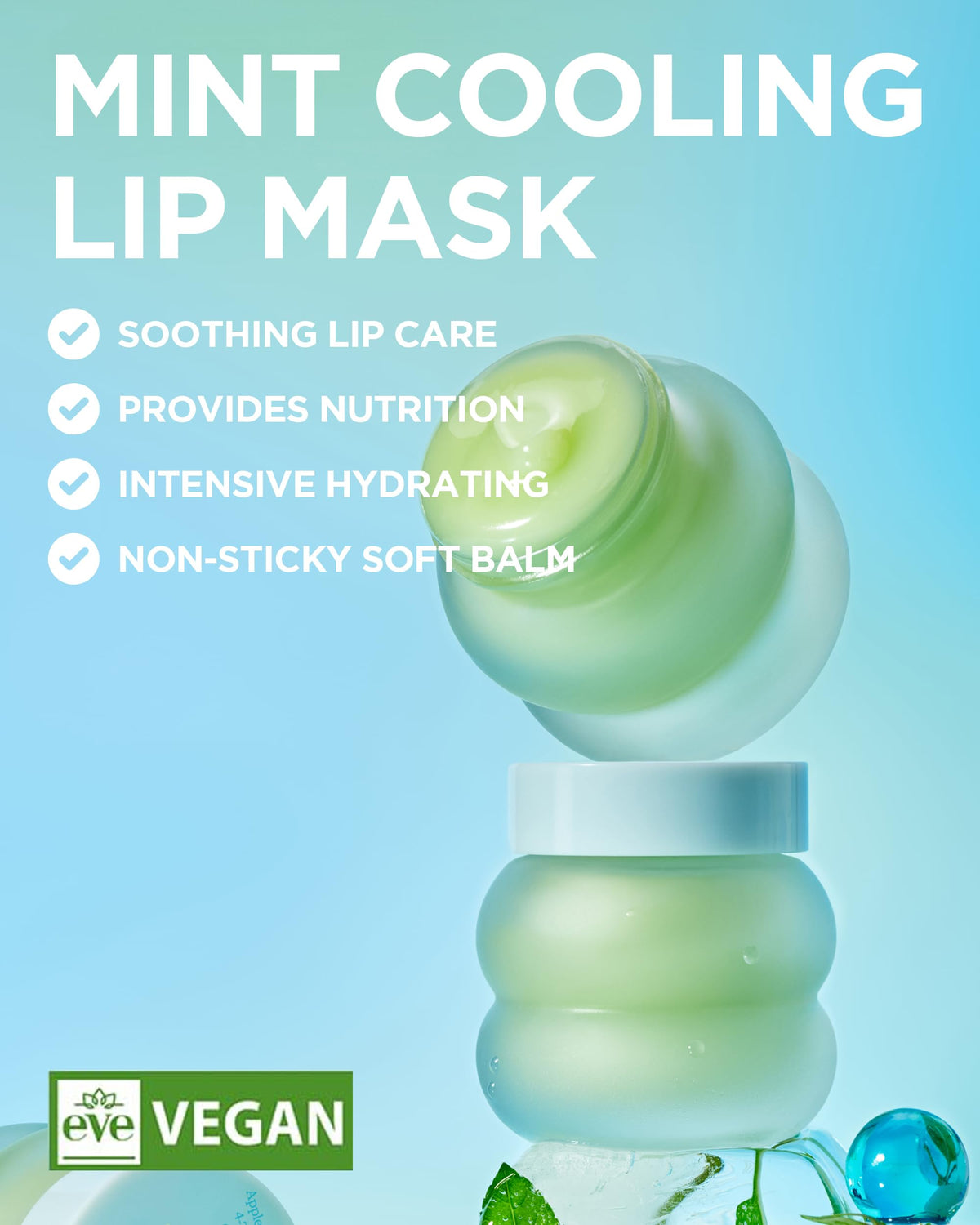 TOCOBO Mint Mask spatula enables easy nighttime application
