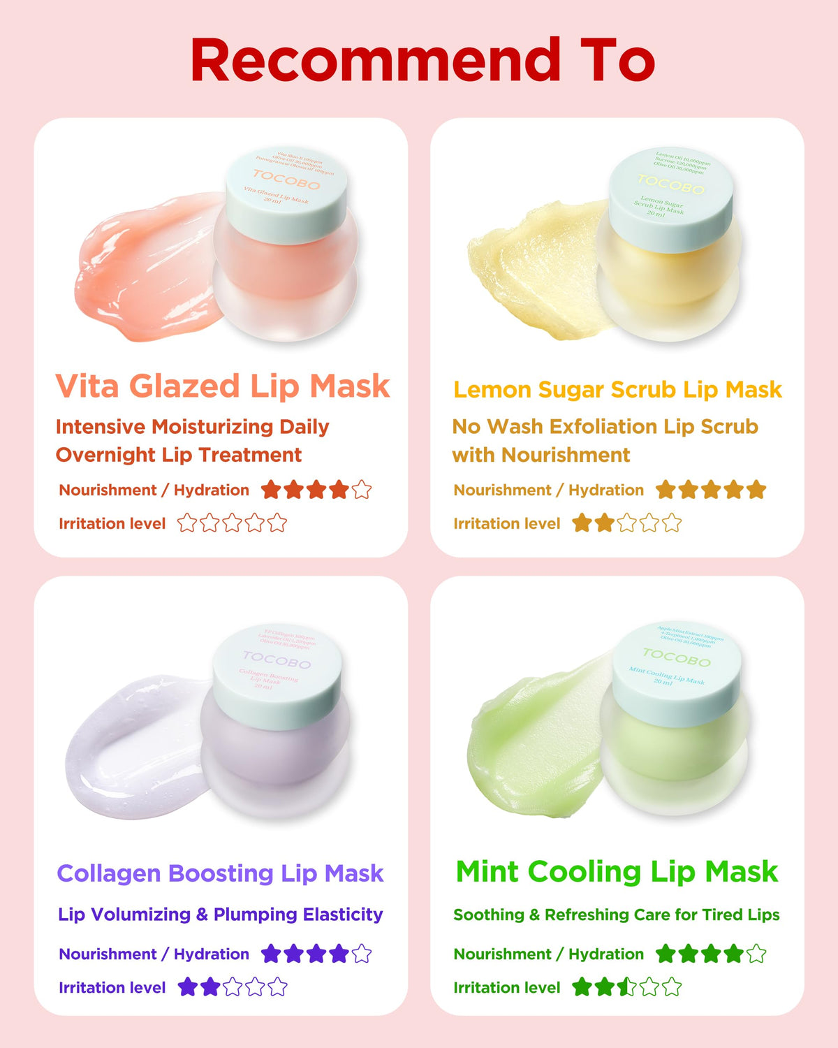 TOCOBO Nighttime lip care routine ready for morning refresh