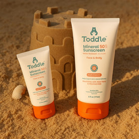 Toddle fragrance-free pump bottle designed for sensitive skin