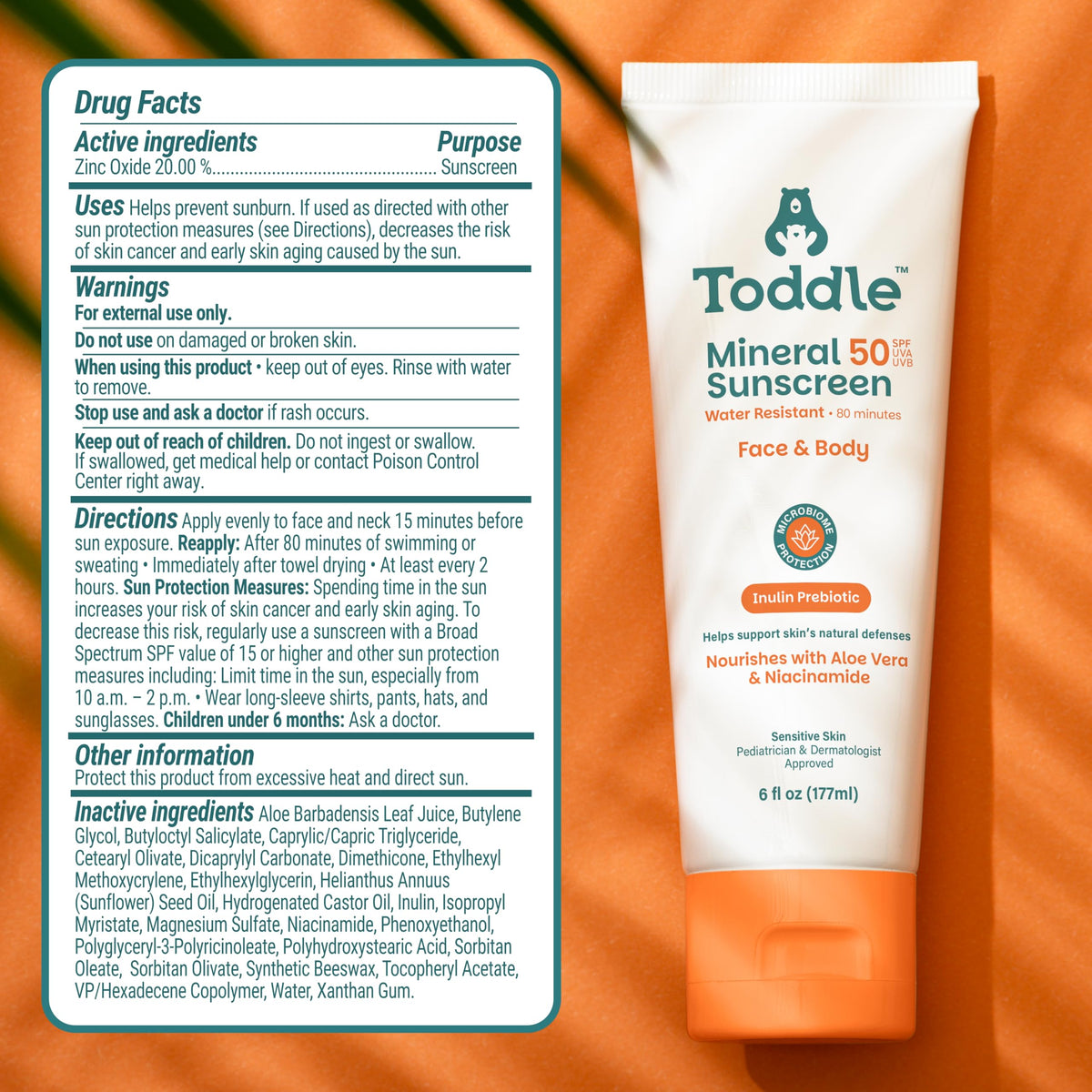 Toddle travel-size 1.7oz bottle ideal for on-the-go adventures