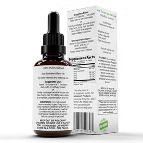 TODICAMP dropper releasing a golden drop for daily skin and eye moisture