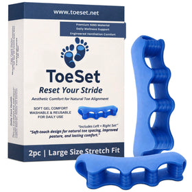  ToeSet open-ventilated design demonstrates breathable comfort during wear.