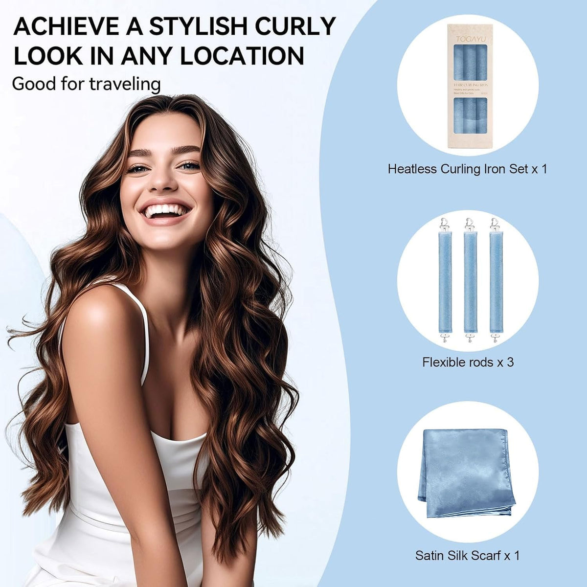 Togayu heart-shaped velvet curlers, gentle styling and reduced snagging during sleep.