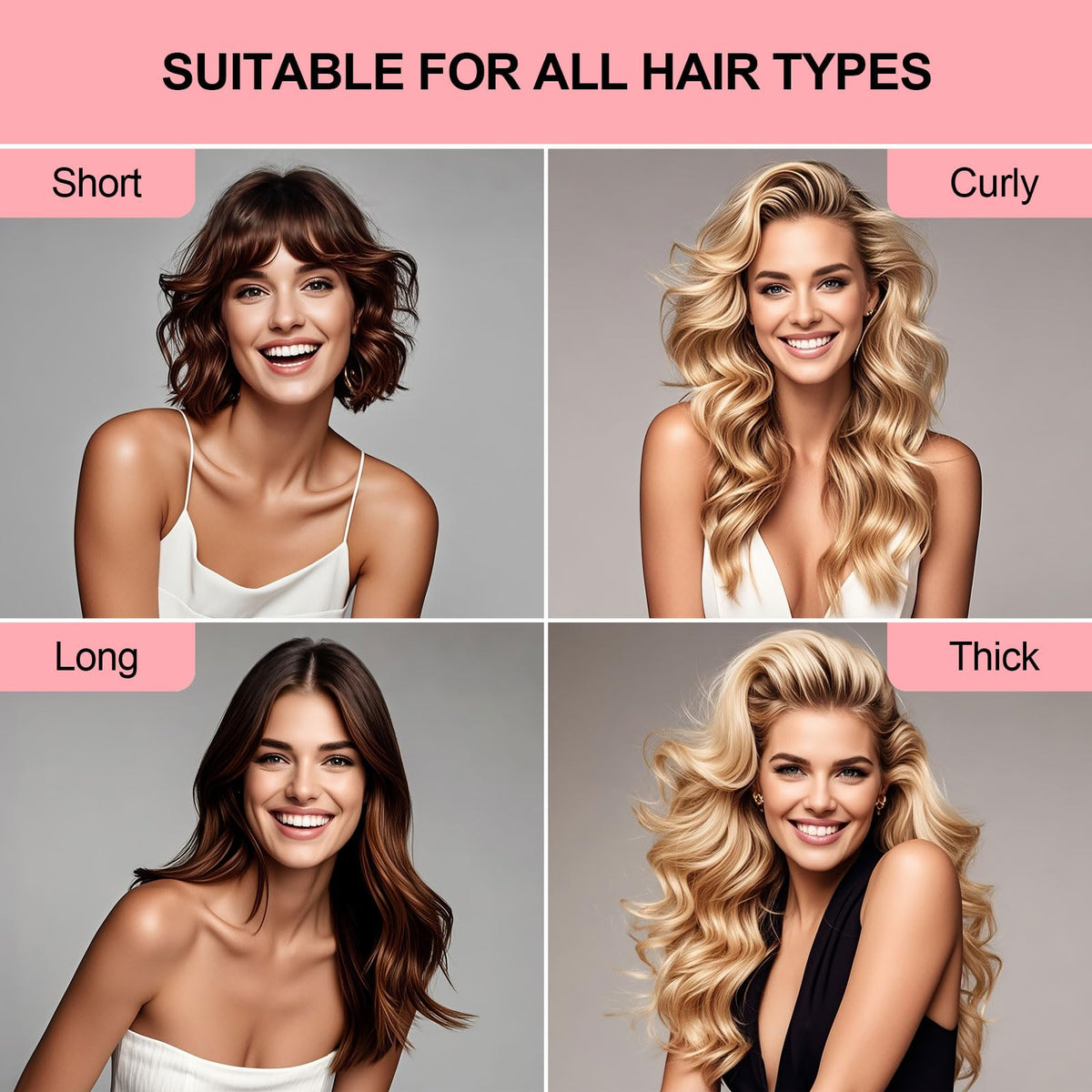 Togayu six-piece heatless curling set offers versatile styling without heat damage.