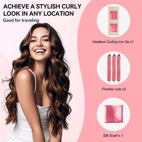 Togayu travel satin scarf included for on-the-go curl maintenance.
