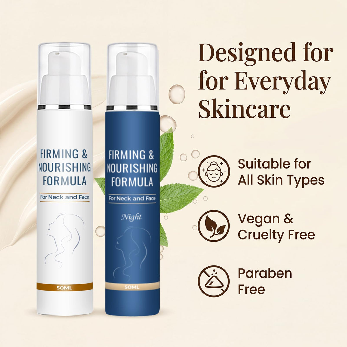 TOGOLIUN Cream texture swirl on skin showing smooth absorption