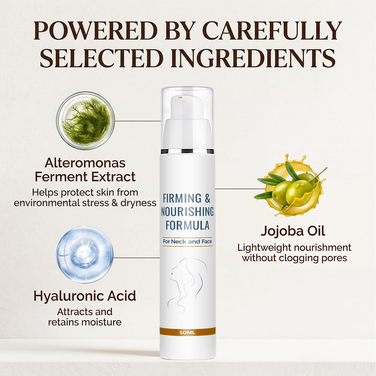 TOGOLIUN Hyaluronic Acid ingredient splash illustrating moisture boost