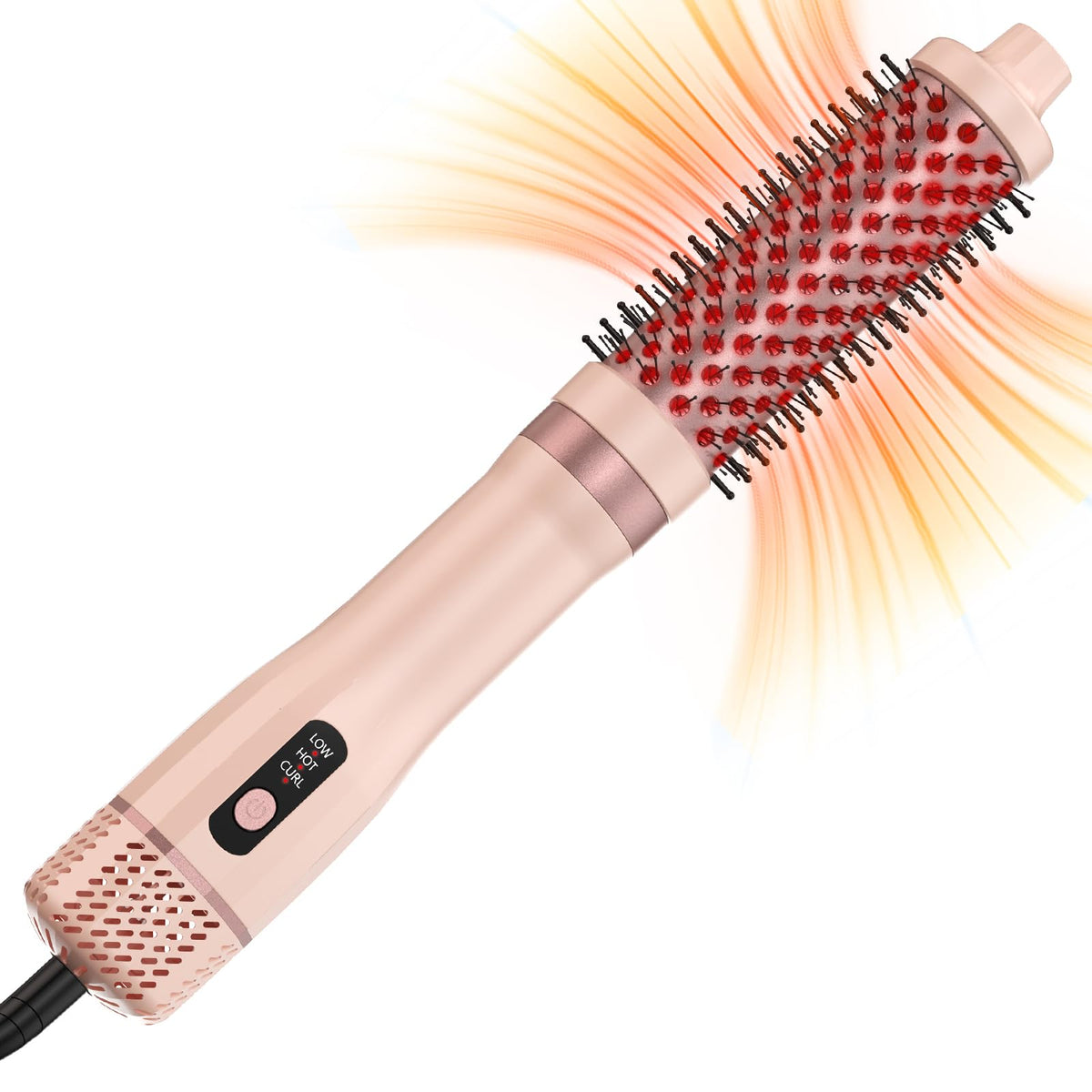 ToGuess 3-in-1 blow dryer brush for rapid drying on wet or dry hair.