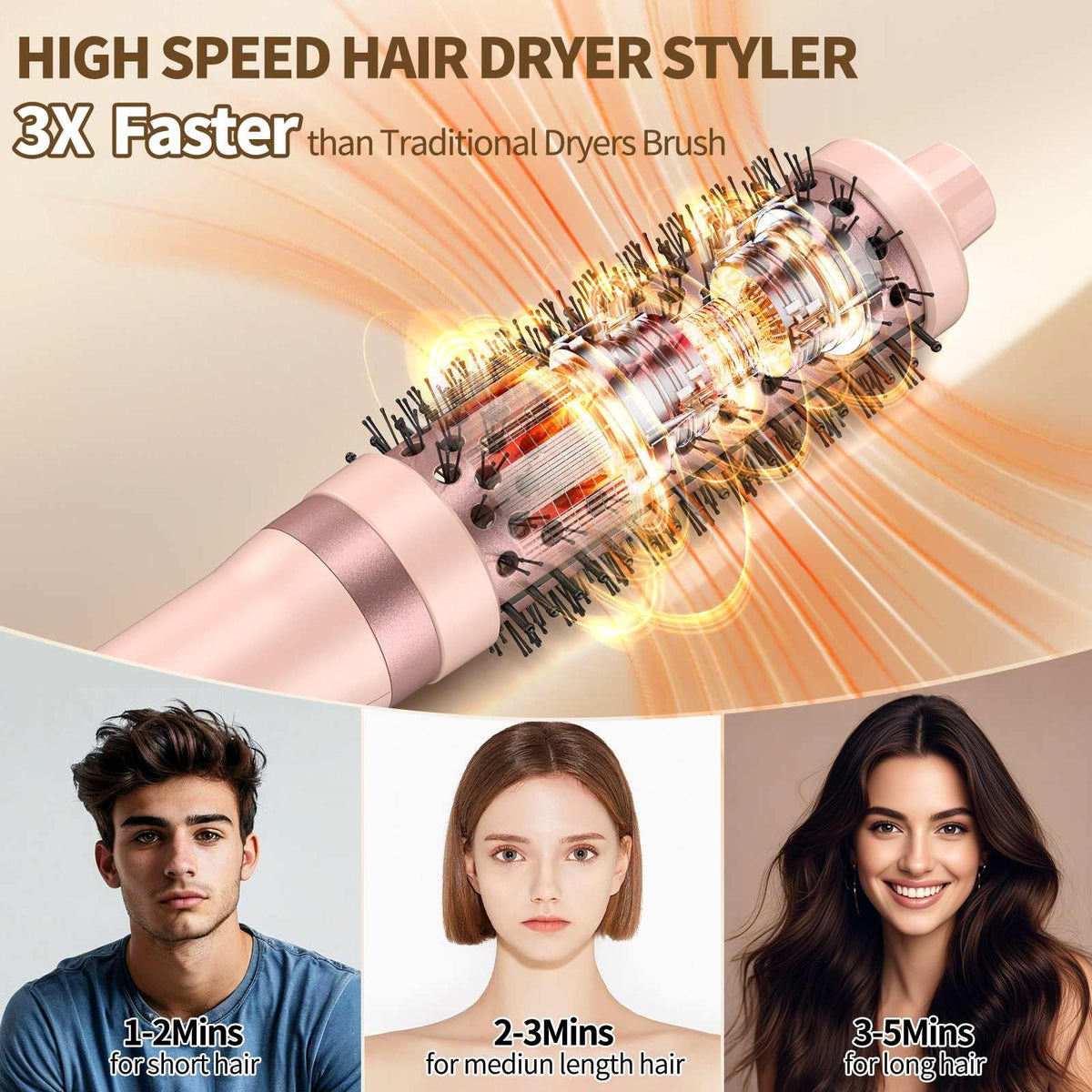 ToGuess beachy waves option creates natural texture quickly.