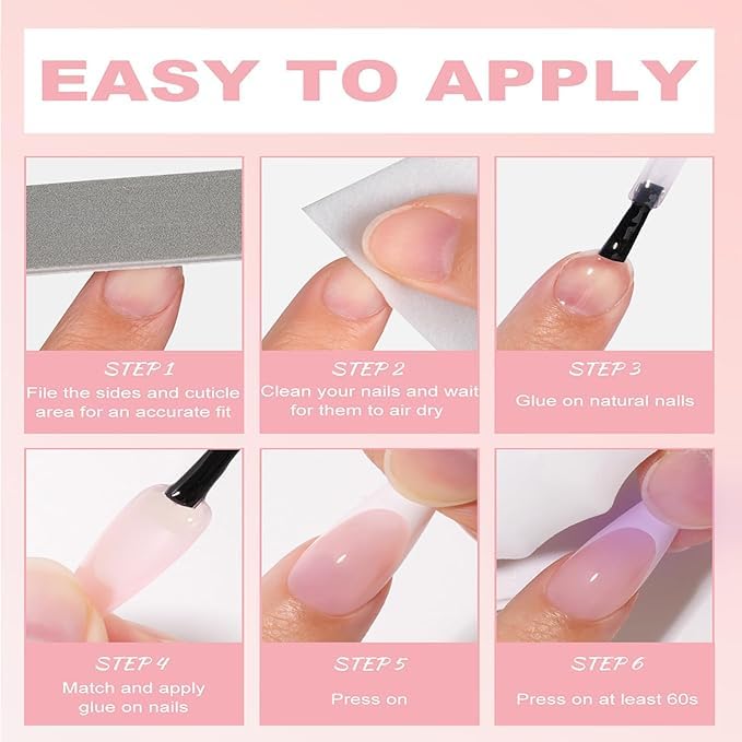 TOGZOM almond nail set delivers quick glam without salon visits