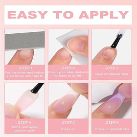 TOGZOM almond nail set delivers quick glam without salon visits