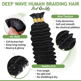 TOIJOI virgin Remy hair close-up showing cuticle integrity for smooth braids
