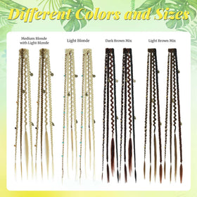 Toilswirl handmade synthetic braids blend naturally with hair for versatile styles.