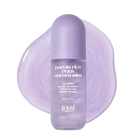 tokki on the moon Purple Rice PDRN Aurora Mist bottle for on-the-go hydration