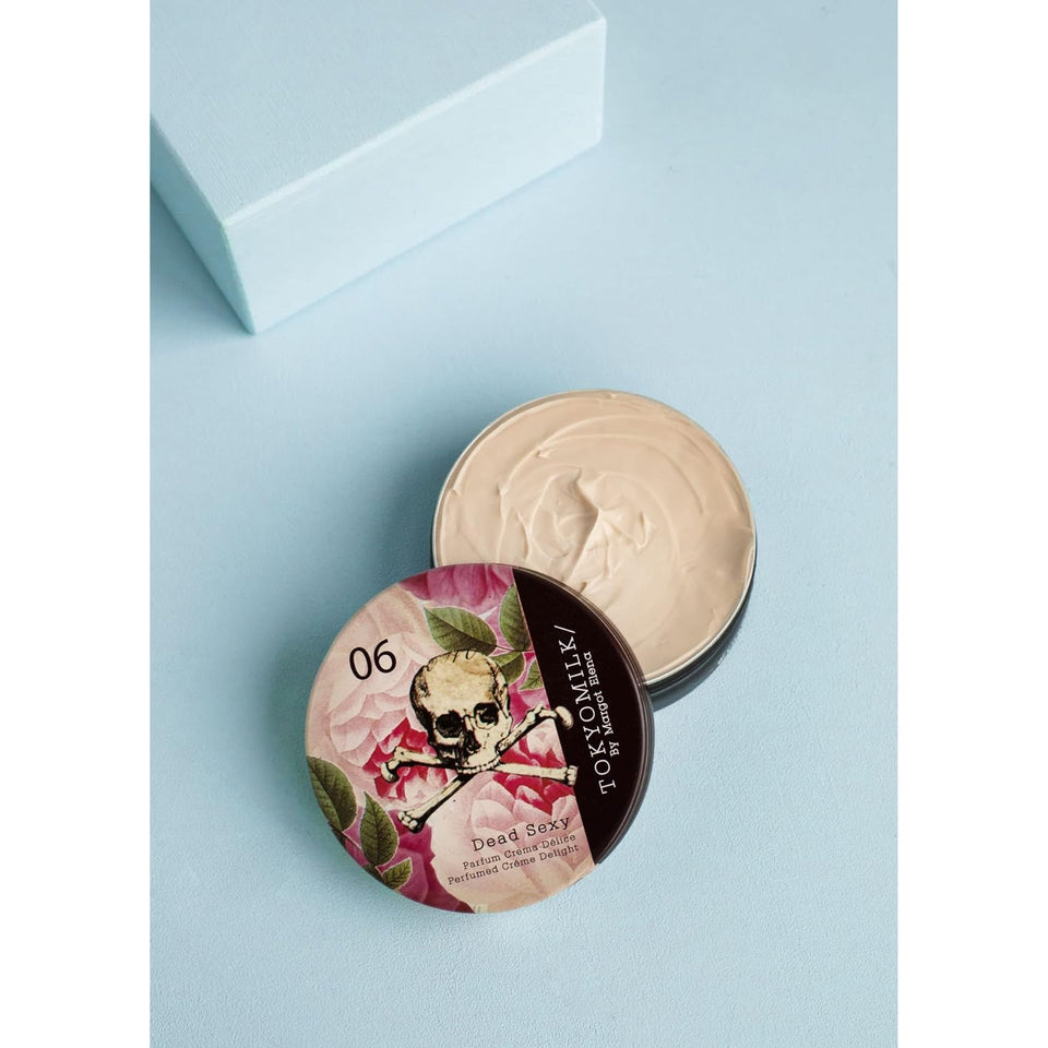 TOKYOMILK Dead Sexy Parfum Crema bottle with pour design for lasting scent