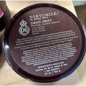 TOKYOMILK Dead Sexy Parfum Crema creamy texture lets you tailor intensity with one to several dabs