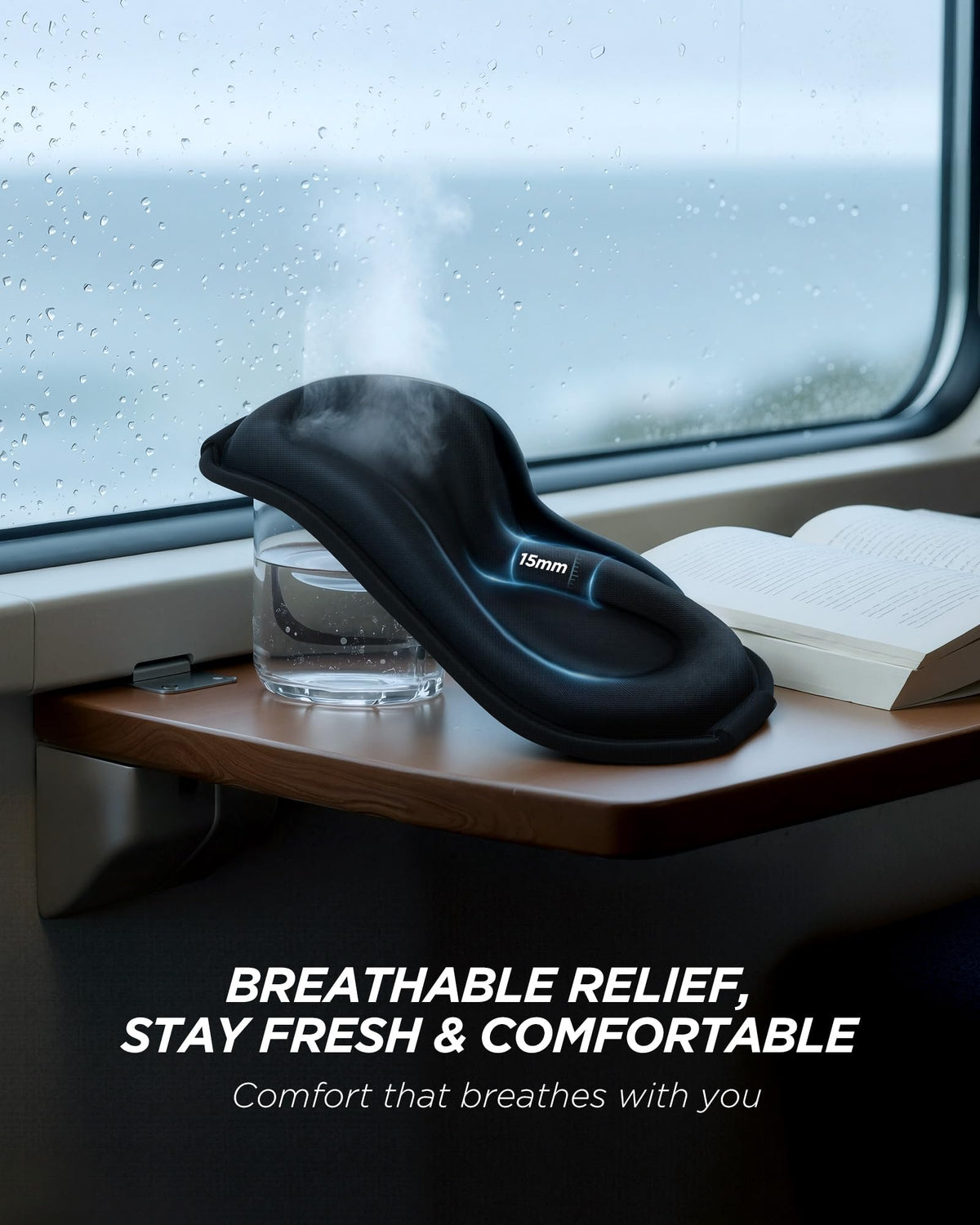 Tolaccea adjustable comfort strap ensures a secure, slip-free fit.