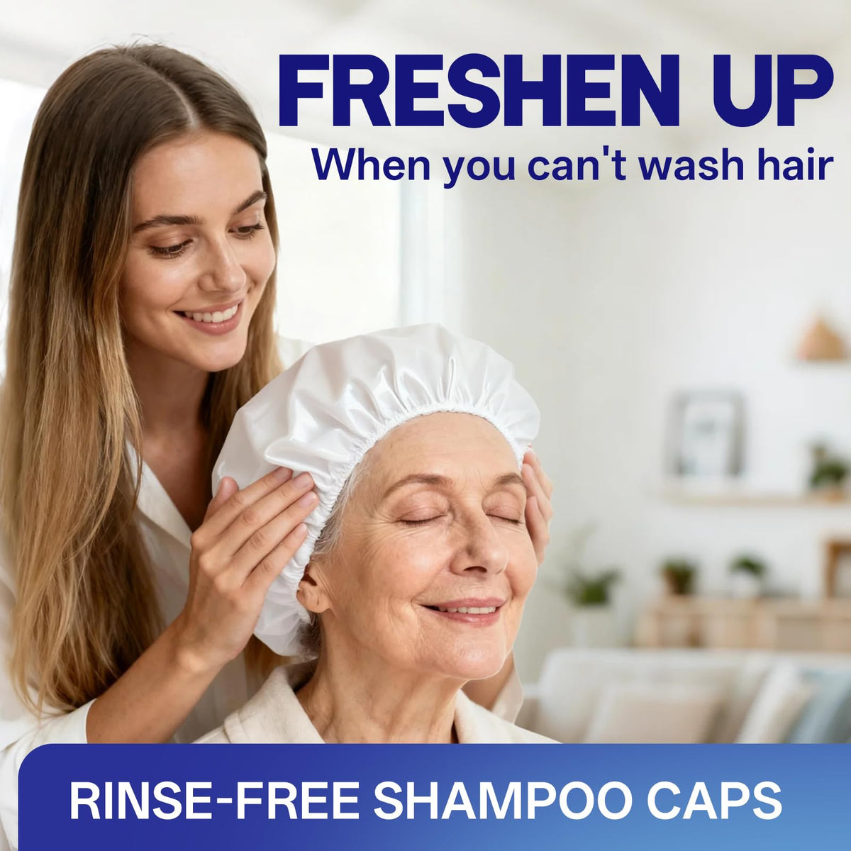 Tolnetr microwavable shampoo cap heating for quick warm use