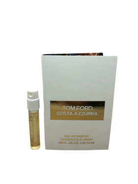 Tom Ford Costa Azzurra bottle closeup showing premium bottle design.