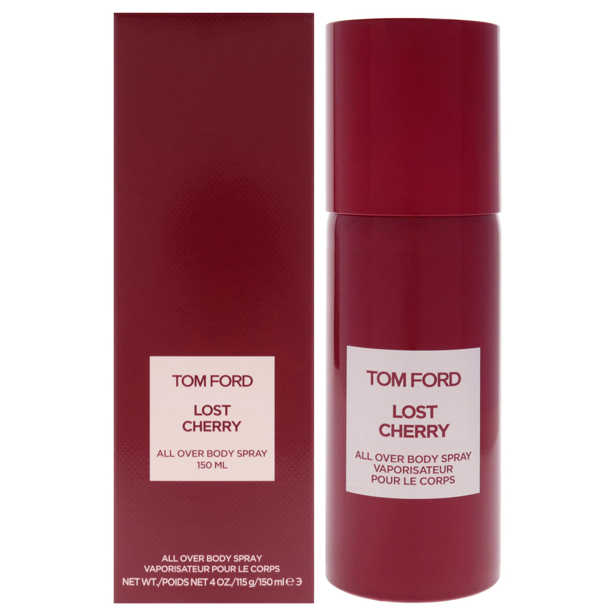 Tom Ford Lost Cherry bottle front view for daily use.