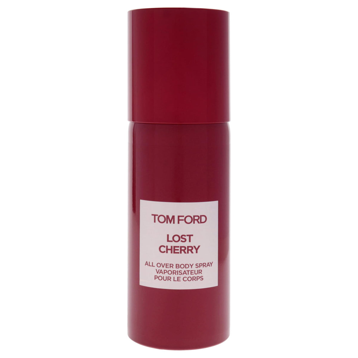 Tom Ford Lost Cherry bottle pump top for easy application.