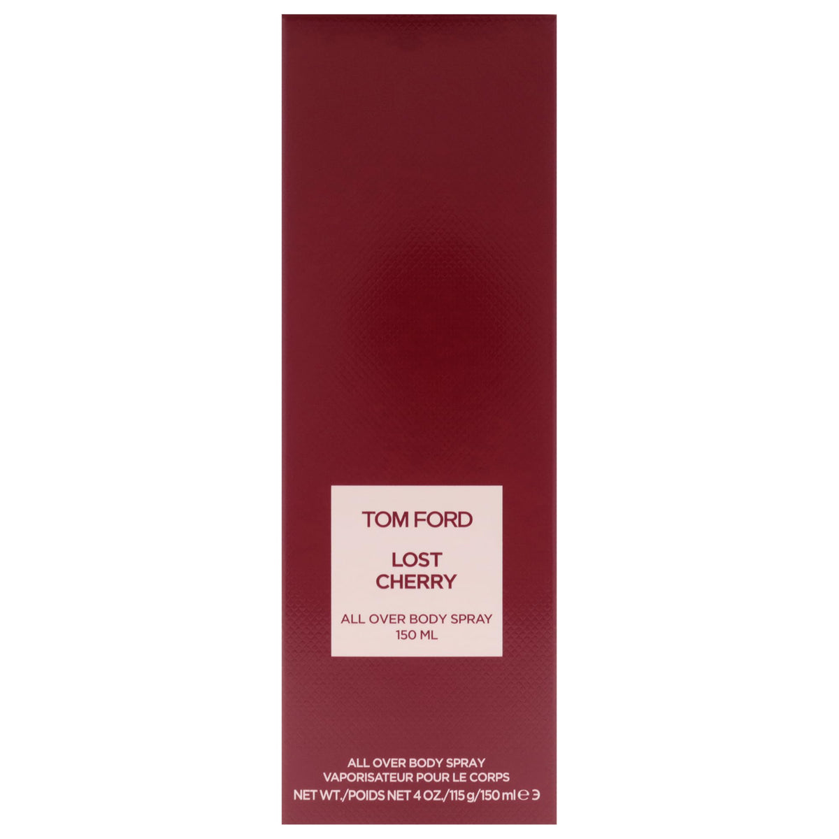 Tom Ford Lost Cherry notes of rose and jasmine for a floral accent.