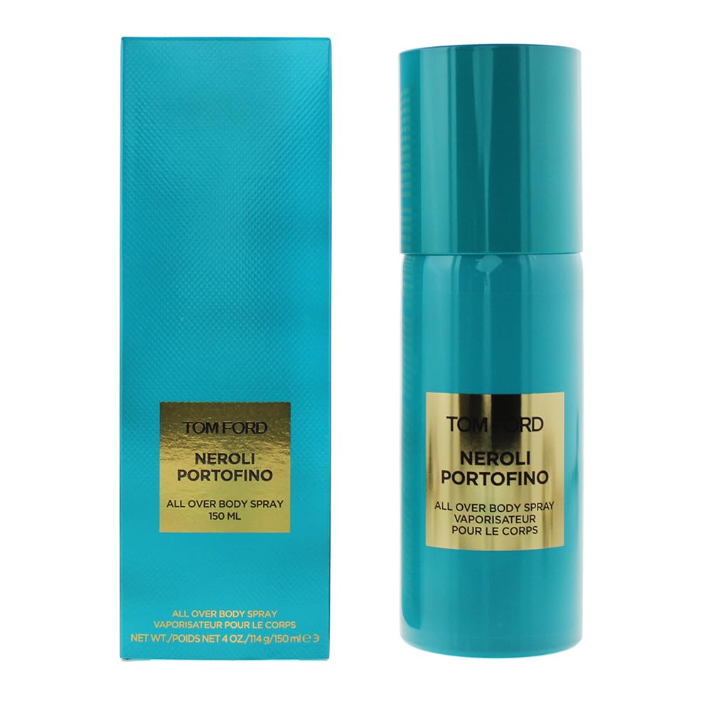 Tom Ford Neroli Portofino bottle spray for all-day coastal freshness.