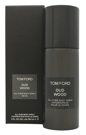 Tom Ford Oud Wood pulse-point application for day-long aroma