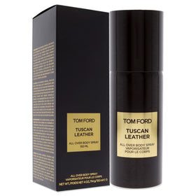 Tom Ford Tuscan Leather Body Spray pump highlights easy, on-the-go fragrance release.